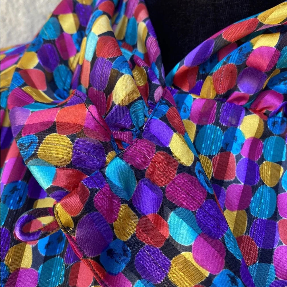 Vintage 90s Y2K Collections by‎ Josephine Long Sleeve Blouse Size 6 - Picture 8 of 12